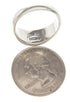 Southwest Turquoise and Opal Silver Ring Size 6-3/4 IS58269
